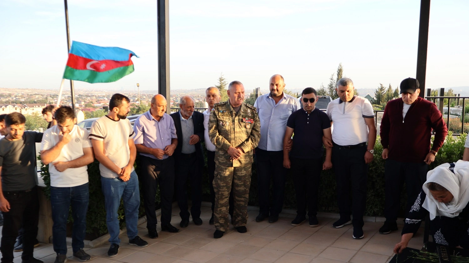 Novxanıda 27 sentyabr Anım Günü ilə əlaqədar şəhid məzarları ziyarət olunub, ehsan süfrəsi verilib