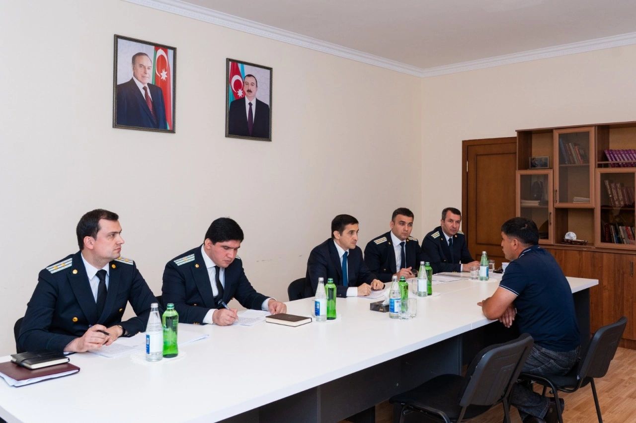 Nazir Fərid Əhmədov Lerikdə vətəndaşları qəbul edib - FOTO