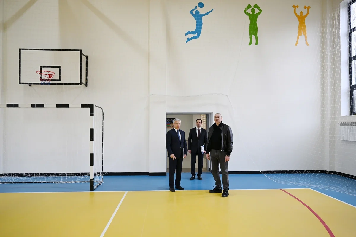 Prezident İlham Əliyev Şamaxı Avropa liseyinin yeni binasının açılışında iştirak edib - FOTO