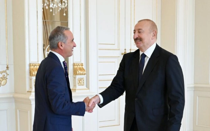 İlham Əliyev ATƏT Parlament Assambleyasının prezidentini qəbul etdi - FOTO