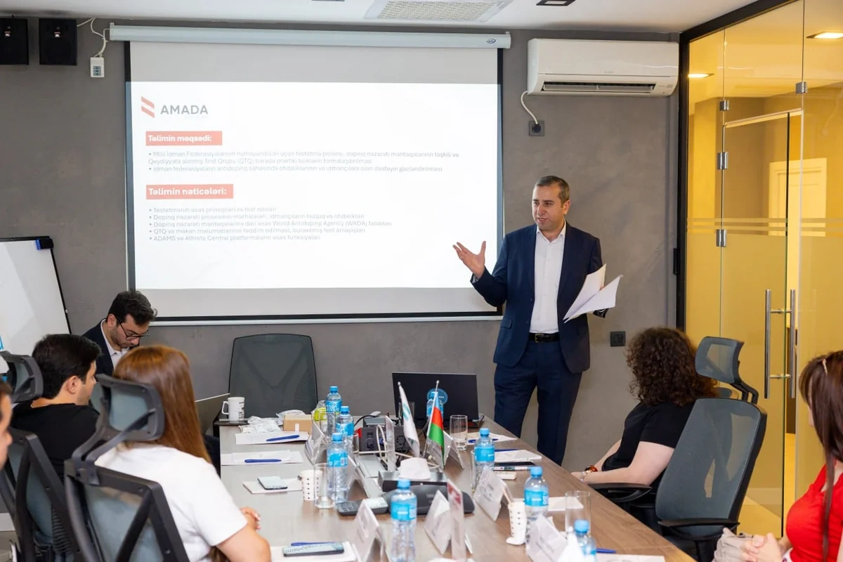 AMADA "Antidopinq sahəsində sertifikatlı təlimçilərin hazırlanması" proqramına start verib - FOTO
