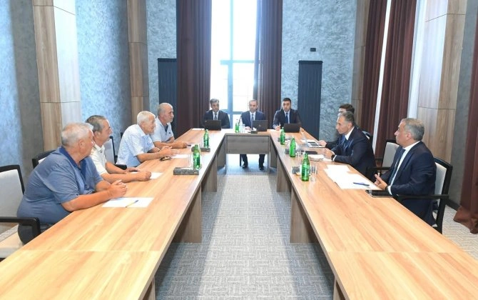 Rəşad Nəbiyev Zəngilanda vətəndaşları qəbul edib - FOTO