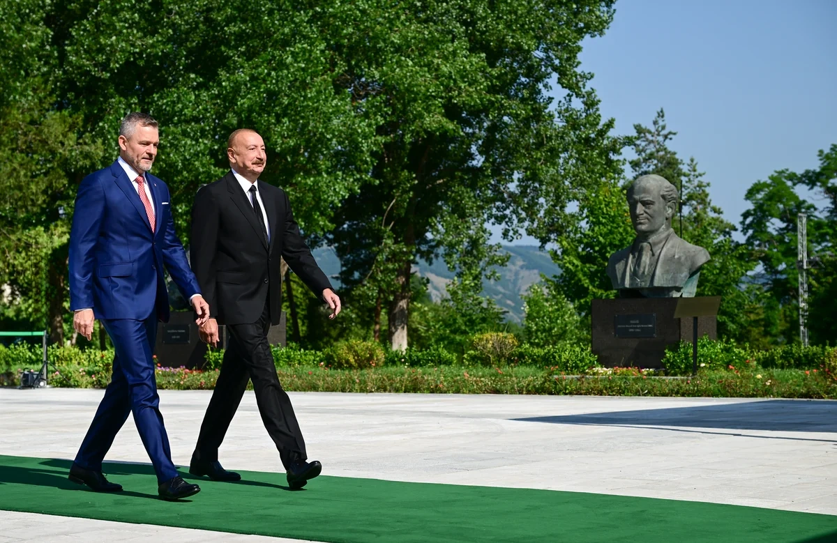 İlham Əliyev Şuşada Peter Pelleqrinini qarşıladı - FOTO