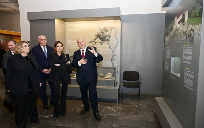 Mehriban Əliyeva Gürcüstan Milli Muzeyində olub - FOTO