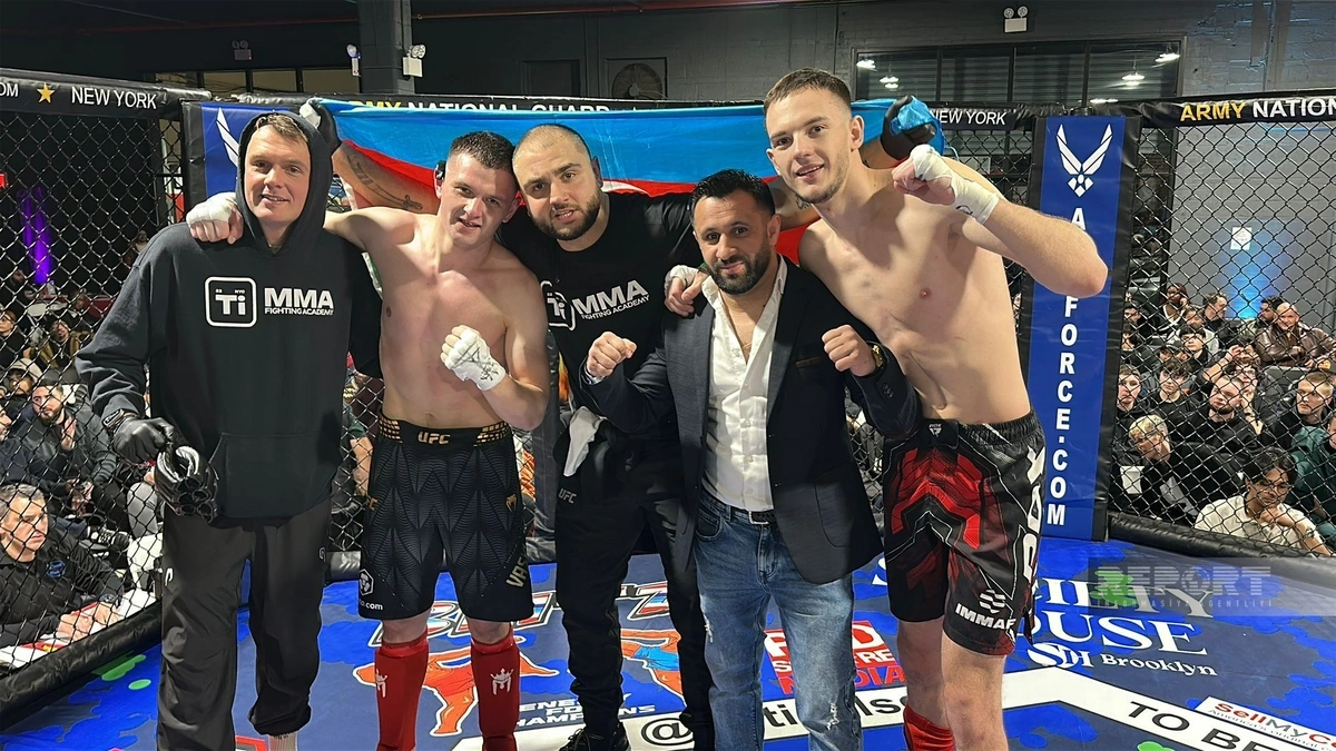 ABŞ-də azərbaycanlıların iştirak etdiyi MMA döyüş turnirinə start verilib - FOTOLAR