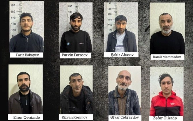 Polis Sabirabadda əməliyyat keçirdi - 8 nəfər həbs edildi
