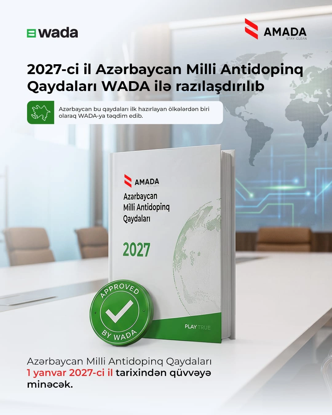Azərbaycanda yeni antidopinq qaydaları: idmançıları maliyyə sanksiyaları və güzəştlər gözləyir
