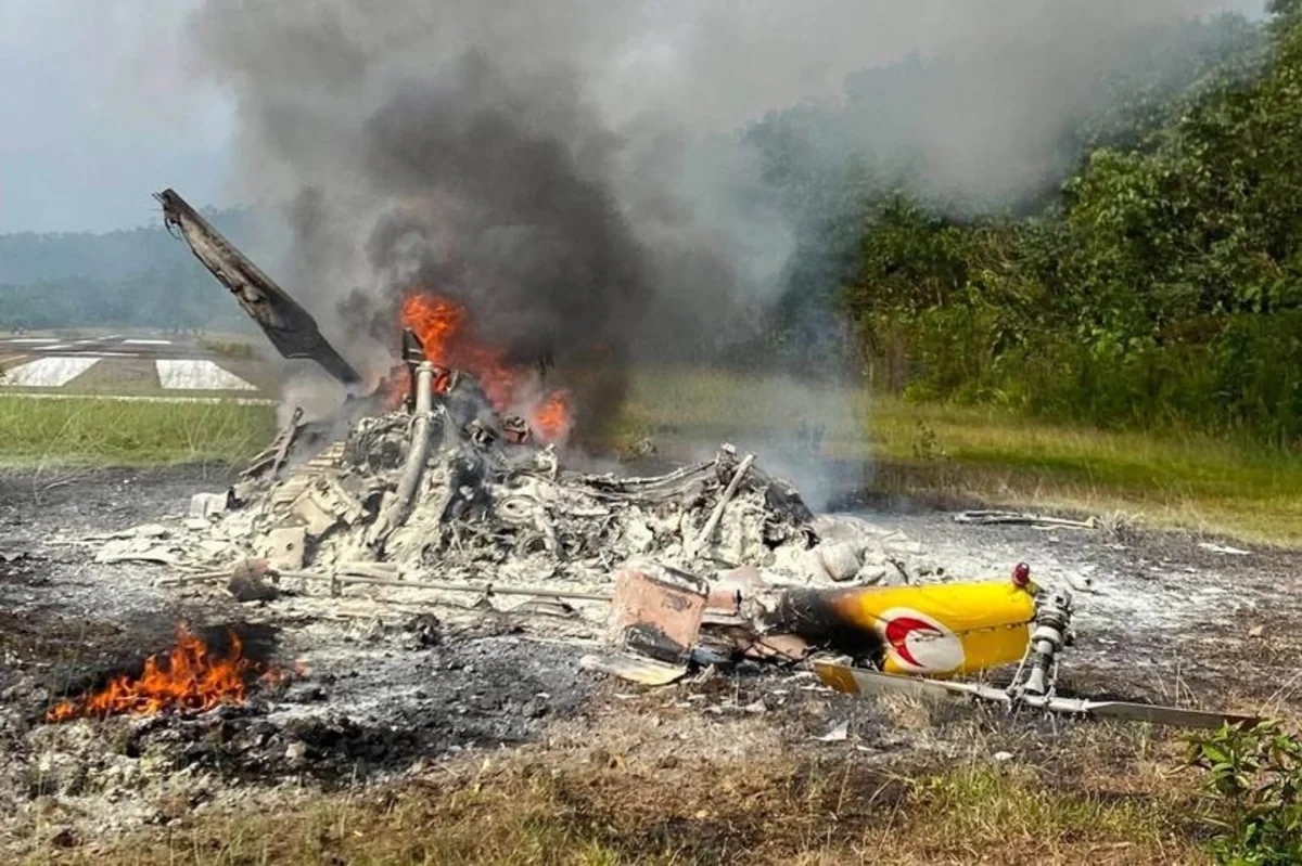 Helikopter qəzaya uğradı - Sağ qalan yoxdur