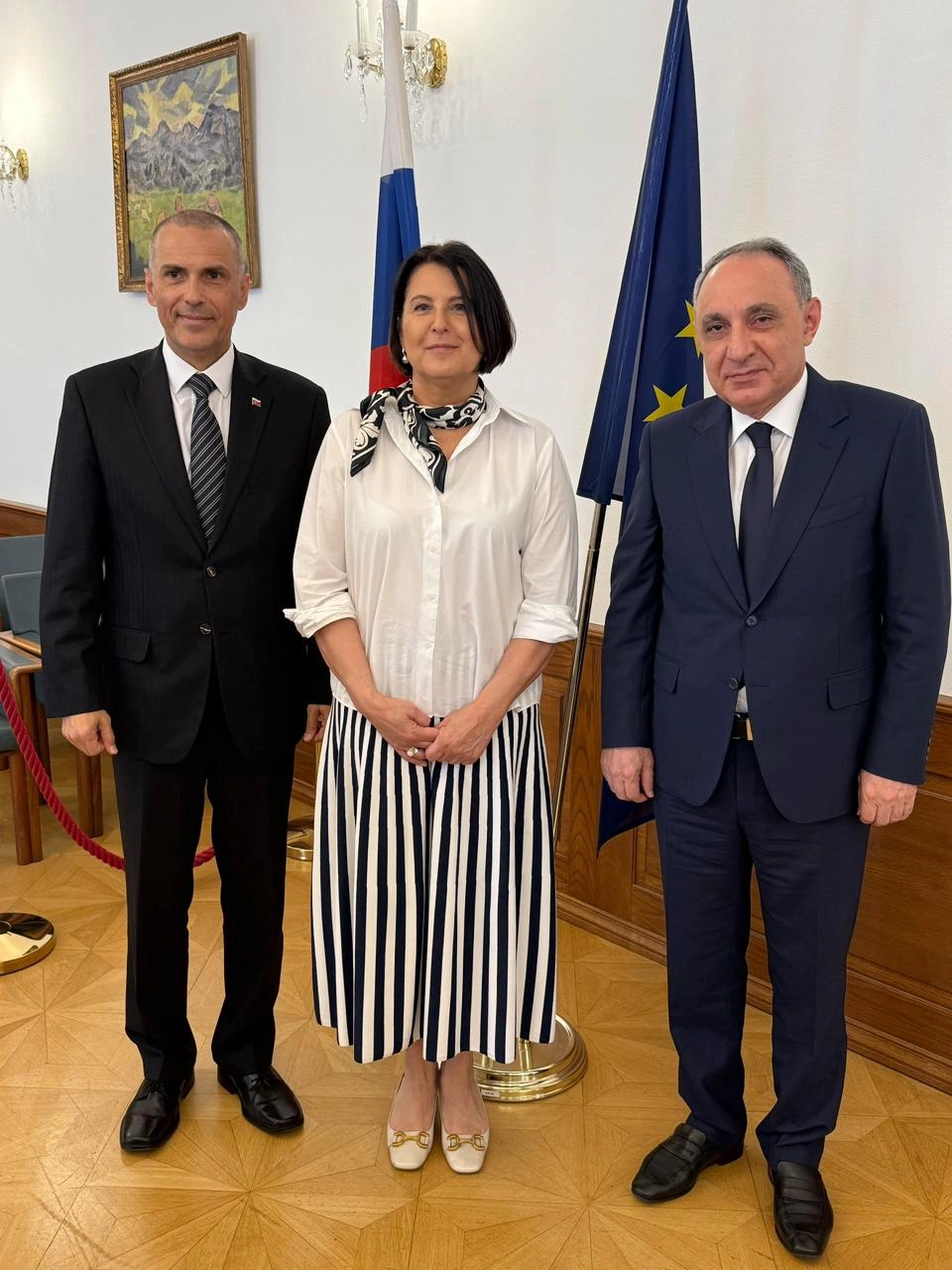 Kamran Əliyevin rəhbərlik etdiyi nümayəndə heyəti Slovakiyada səfərdə olub - FOTO