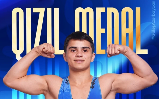 Azərbaycan güləşçisi Ayxan Cavadov U-20 dünya çempionatında qızıl medal qazanıb