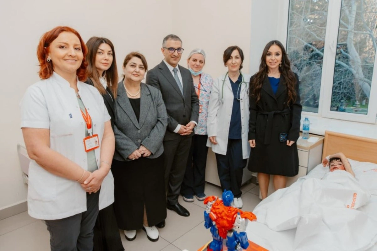 Leyla Əliyeva Respublika Pediatriya Mərkəzinin Nərimanov Uşaq Klinik Xəstəxanasını ziyarət edib - FOTO