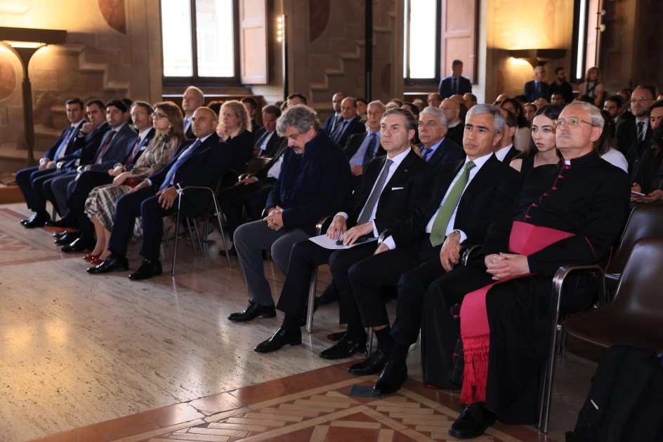Vatikanda Heydər Əliyev Fondu ilə birgə layihələrin təqdimatına həsr olunan tədbir keçirildi - FOTO