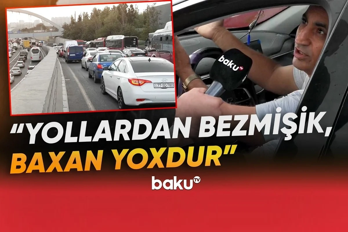 Bakı-Sumqayıt yolundakı tıxaclar havanın çirklənməsinə necə təsir edir? - VİDEO