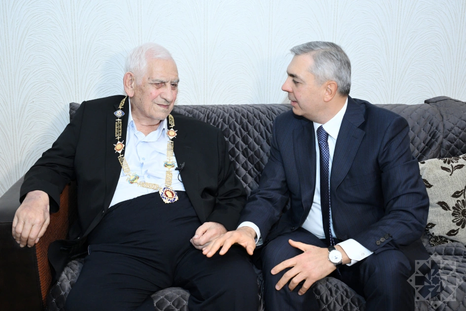 Nəriman Həsənzadəyə “Heydər Əliyev” ordeni təqdim edildi - FOTOLAR