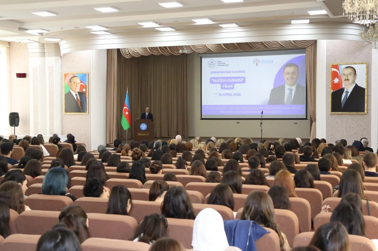 BSU-da Birləşmiş Millətlər Təşkilatının sülh elçisi ilə görüş keçirildi - FOTOLAR
