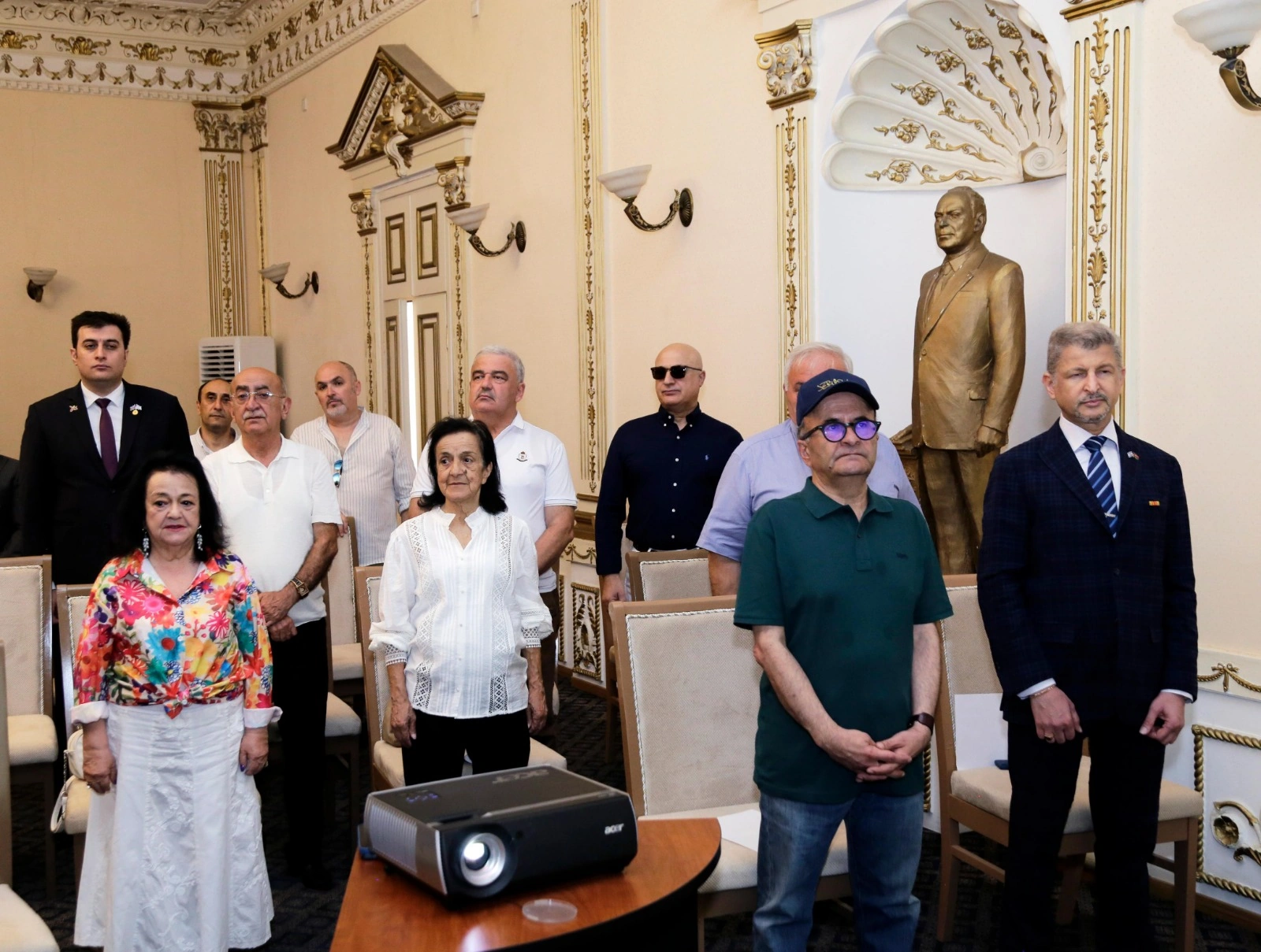 Diasporla İş üzrə Dövlət Komitəsində Azərbaycan və İsrail kinematoqrafçılarının birgə layihəsi təqdim olunub - FOTO