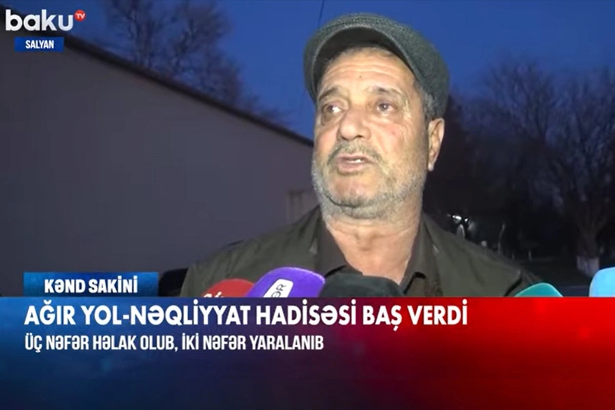 Salyanda üç nəfərin öldüyü qəzanın TƏFƏRRÜATI: "Qonaq yola salırdılar"