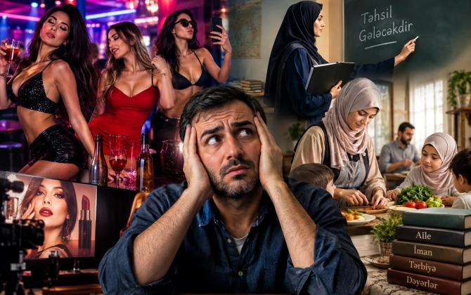 “Yarıçılpaq geyimdə barda müğənnilik edən qadın azaddır, yoxsa hicablı xanım?.. – Düşünün!..”-CÜMƏ BƏHSLƏRİ