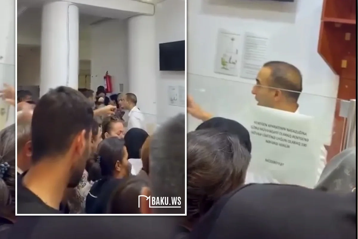 Travmatologiya İnstitutunda informasiya sistemi çökdü: Növbə izdihamı - VİDEO