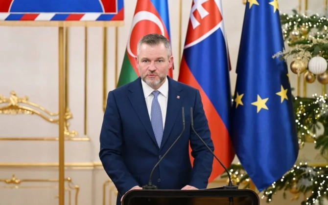 Slovakiya Prezidenti Azərbaycana səfərini əməkdaşlığın inkişafı üçün imkan adlandırıb