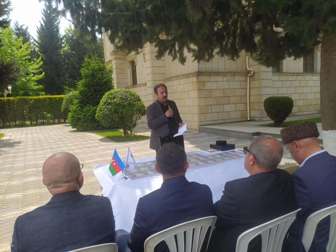 Masallı Kitab Festivalında Əkbər Qoşalının “Seçilmiş əsərləri”nin I cildinin imza mərasimi keçirilib - FOTO