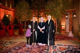 Leyla Əliyeva Səmərqənddə "Əbədi şəhər" kompleksi ilə tanış olub - FOTO