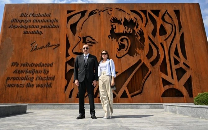 Prezidentlə xanımı Şamaxıda “Nəsimi Bağları” kompleksi ilə tanış oldular - YENİLƏNİB - FOTO