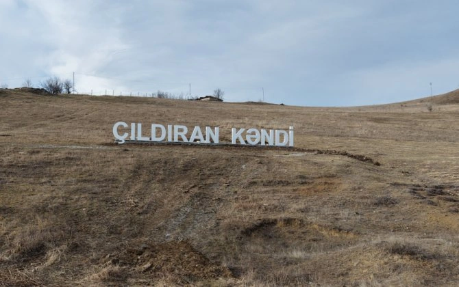 İlham Əliyev Ağdərə rayonunun Çıldıran kəndində görülmüş işlərlə tanış olub