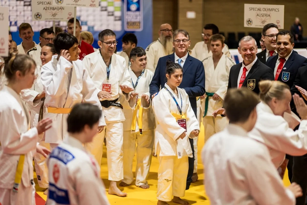 Azərbaycan cüdoçuları Xüsusi Olimpiya Açıq Turnirində 5 medal qazanıblar - FOTOLAR