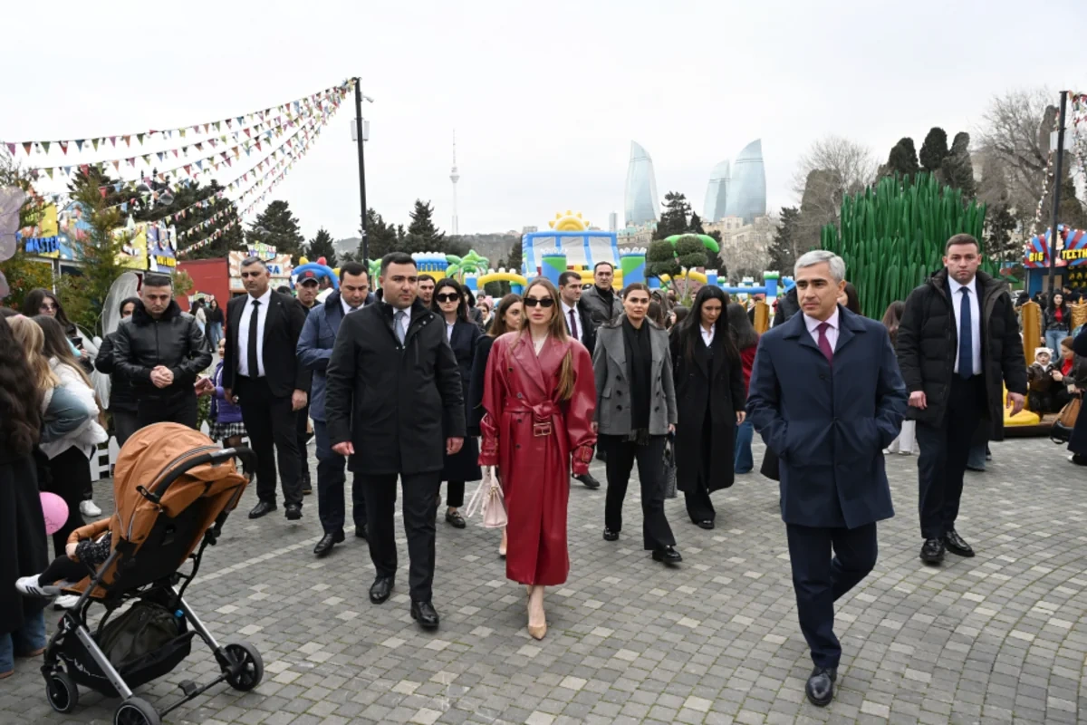 Alyona Əliyeva Novruz yarmarkasını ziyarət edib