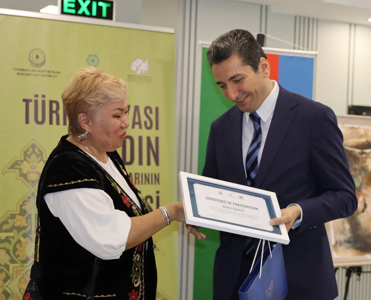 Xankəndidə türkdilli ölkələrin qadın rəssamlarının incəsənət simpoziumu və sərgisi keçirilib - FOTO