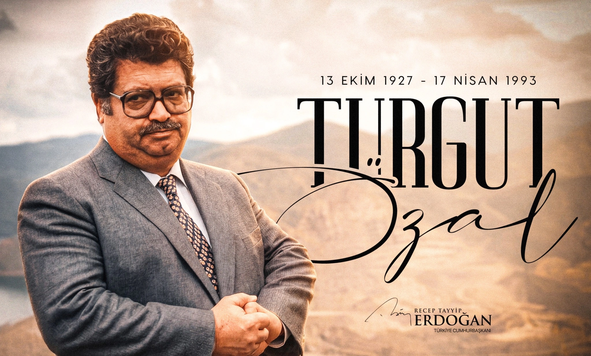 Ərdoğan Turqut Özalla bağlı paylaşım etdi - FOTO