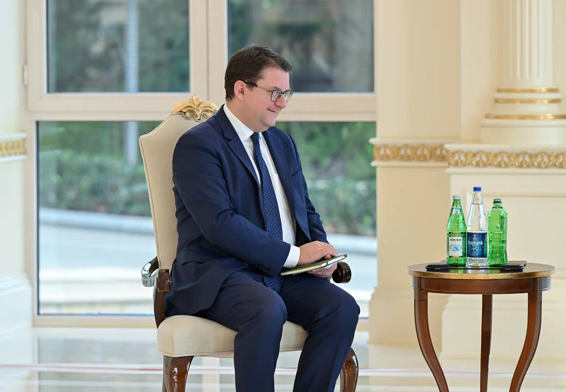 İlham Əliyev Avstriyanın Azərbaycana yeni təyin olunmuş səfirini qəbul etdi - FOTO