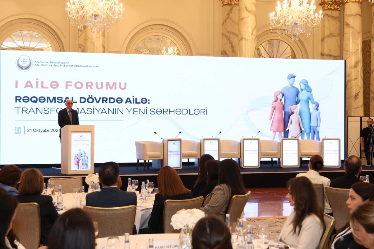 Firudin Qurbanov I Ailə Forumunda iştirak edib - FOTO