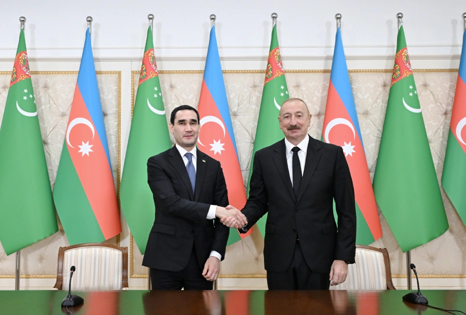Prezidentlər mətbuata bəyanatlarla çıxış etdilər - FOTO - YENİLƏNİB
