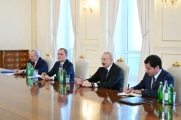 Prezident Aİ-nin ali nümayəndəsinin başçılıq etdiyi nümayəndə heyətini qəbul edib - FOTO