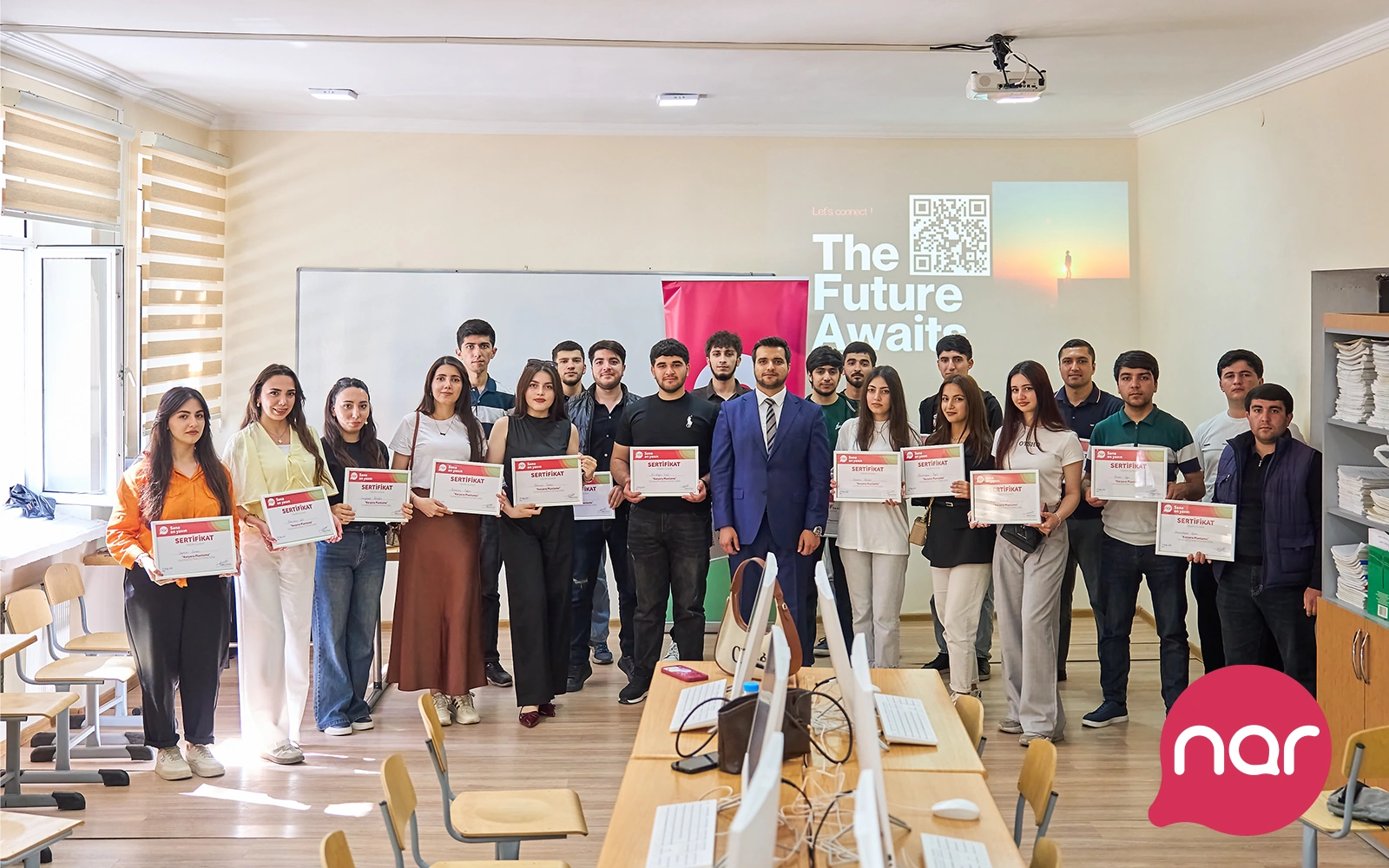 “Nar” Gəncədə tələbələr üçün marketinq və karyera təlimləri təşkil etdi - FOTO