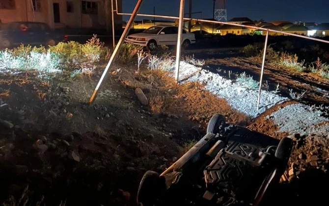 Gəncə yol qəzası baş verib, xəsarət alanlar var - FOTO