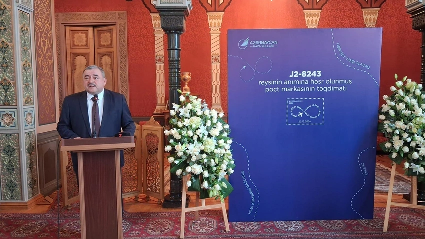 AZAL-ın qəzaya uğrayan təyyarəsinə həsr olunmuş poçt markası buraxıldı - FOTO
