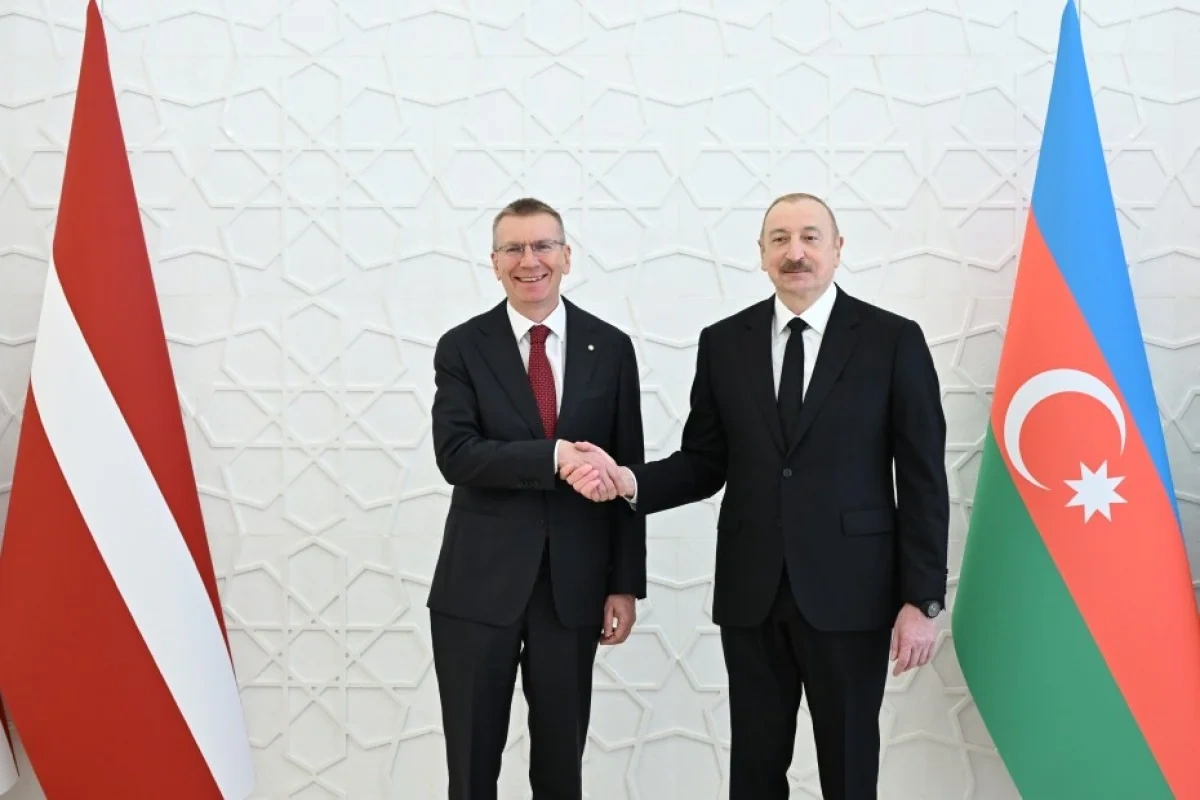 Edqars Rinkeviçs İlham Əliyevə təşəkkür etdi - FOTO
