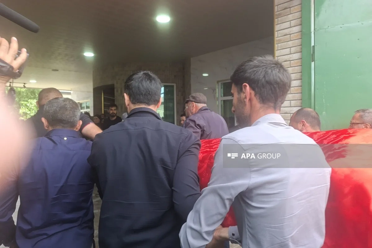 Azov dənizində gəmiyə dron hücumunda həlak olan Fuad Orucov dəfn edildi - FOTO