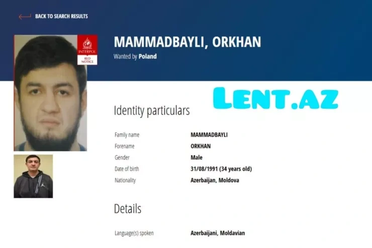 Polşa azərbaycanlı gənci İnterpolla axtarır