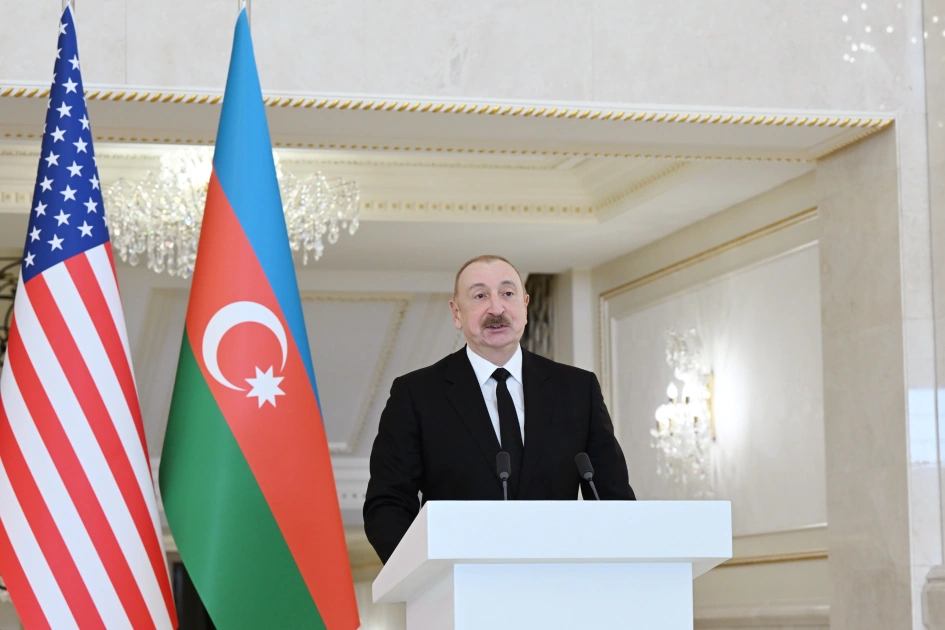 İlham Əliyevlə Cey Di Vens mətbuata bəyanatlarla çıxış ediblər - FOTO - YENİLƏNİB