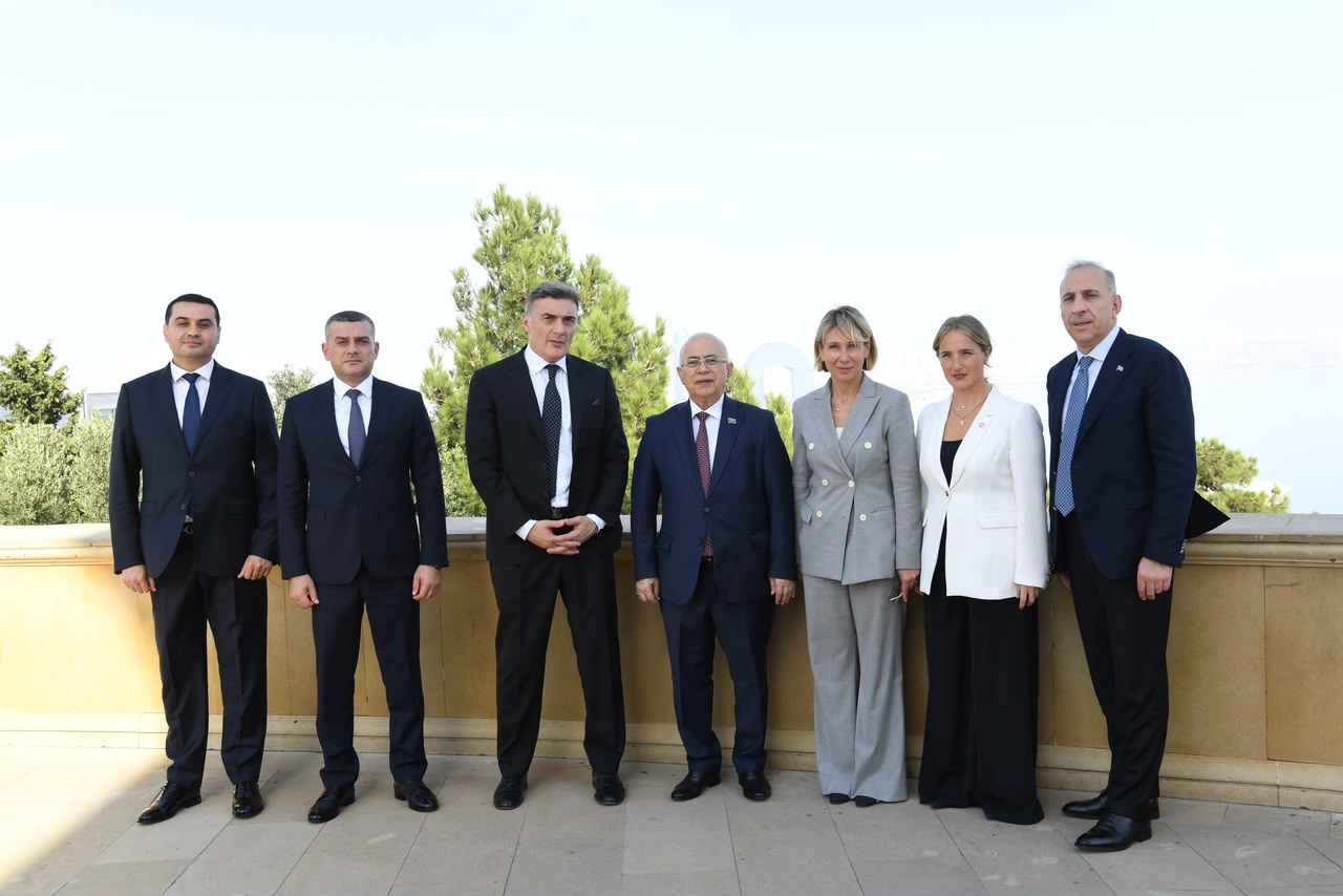 Nino Tsilosani Fəxri xiyabanı və Şəhidlər xiyabanını ziyarət edib - FOTO
