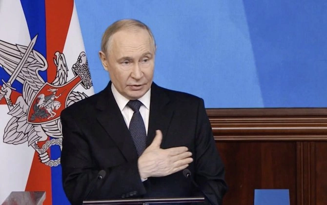 "Rusiya döyüş meydanında öz tarixi torpaqlarını azad edəcək" - Putin