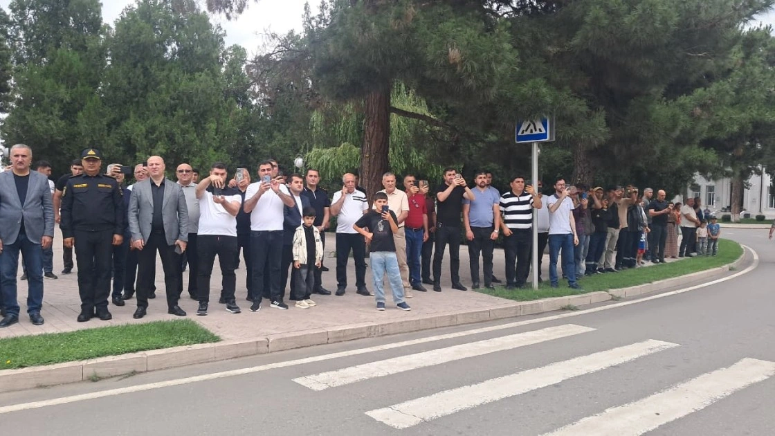 Xankəndidə hərbçilərin yürüşü keçirildi - FOTOLAR