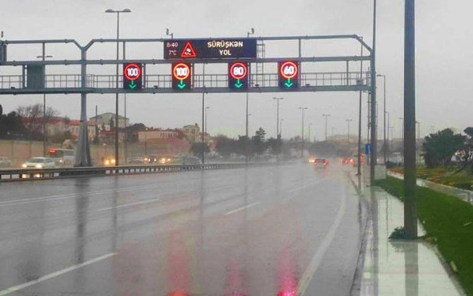 Zığ dairəsi-Hava Limanı yolunda sürət həddi endirildi