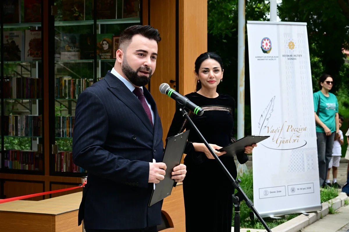 Şuşada "Kitab dayanacağı" istifadəyə verilib - FOTO
