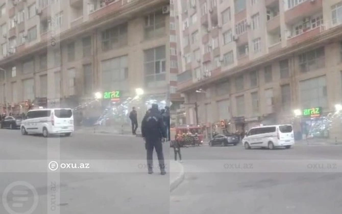 Səhər saatlarında Bakıda obyektdə PARTLAYIŞ