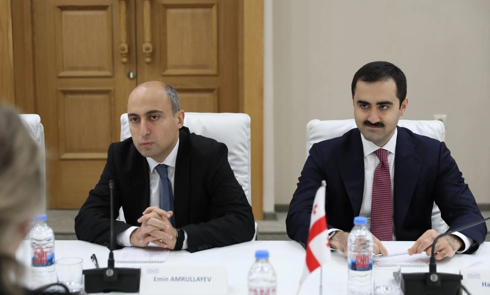 Emin Əmrullayev Gürcüstanın aparıcı ali təhsil müəssisələrinə səfər etdi - FOTO